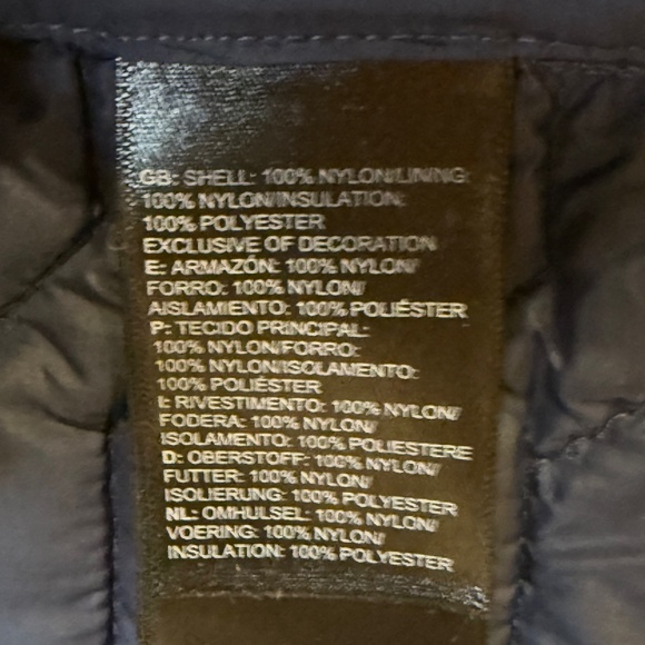 North Face Navy Mens Vest XL - Picture 8 of 9